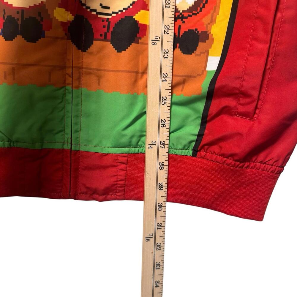 Members Only South Park Jacket Graphic Cartoon Streetwear Red Size M NWT - Picture 6 of 9